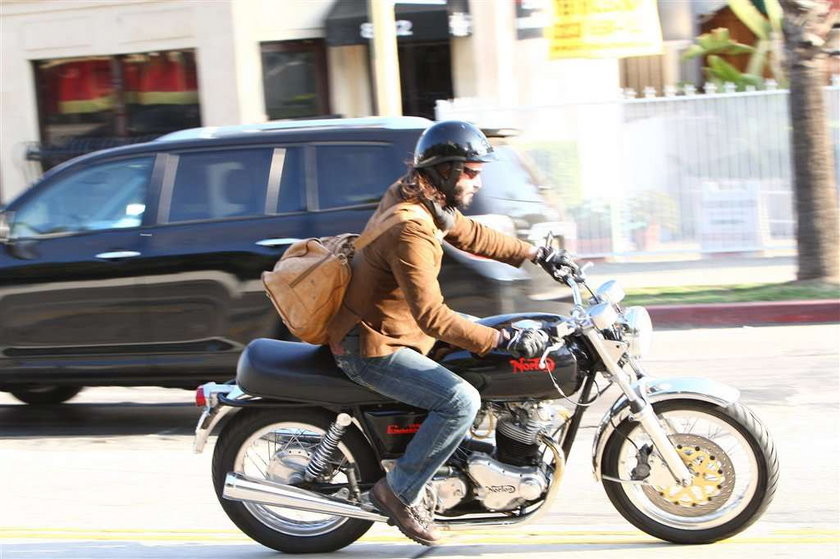 Keanu lubi klasyczne motocykle