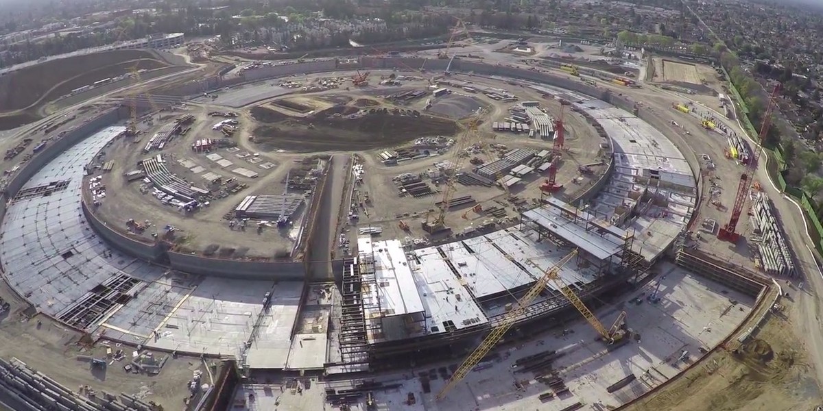 Apple Campus 2 - stan na sierpień 2016