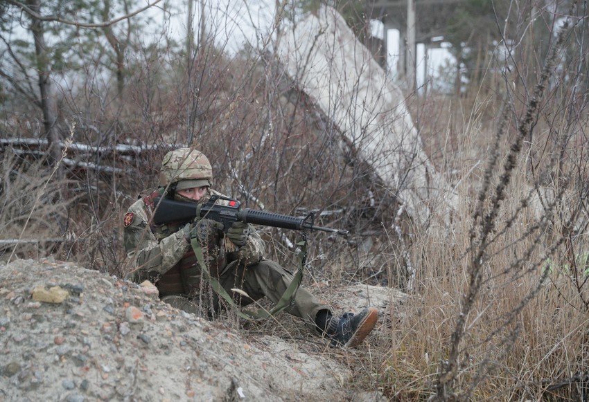 Ukrajinska vojska tokom vežbe kod Kijeva