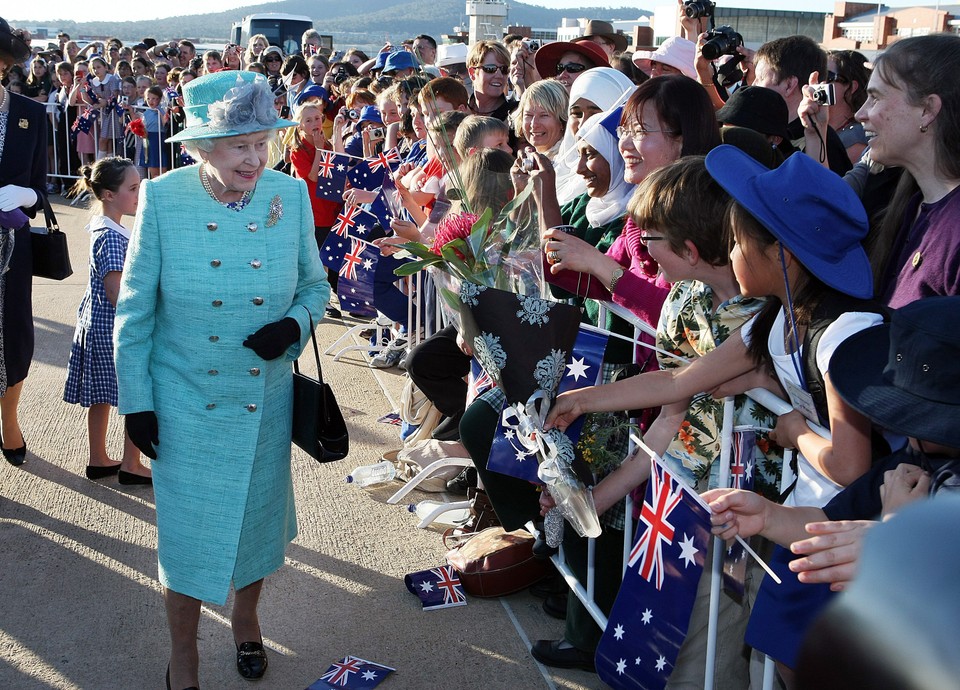 Królowa Elżbieta II w Australii