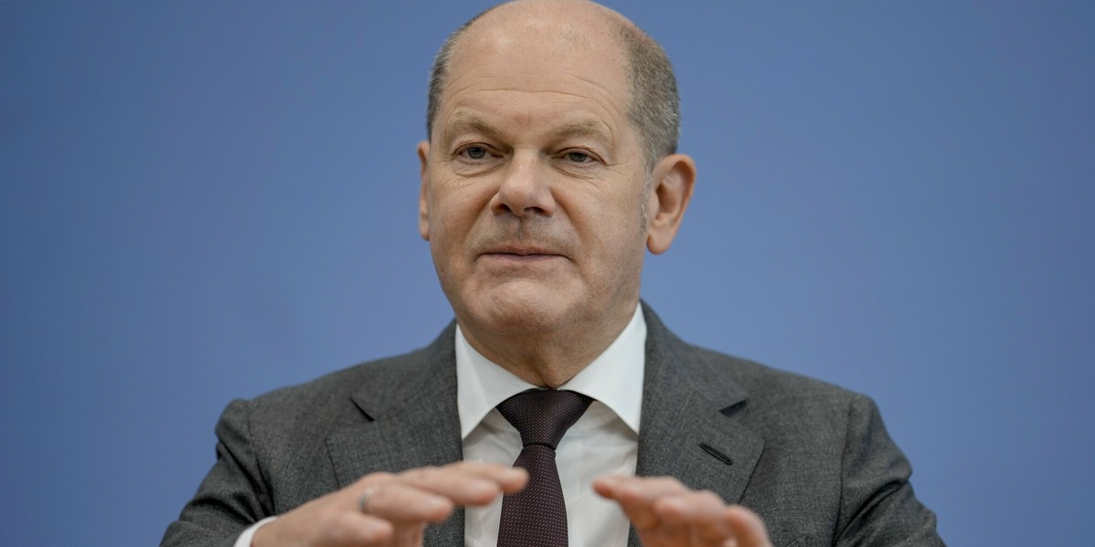 Kanclerz Olaf Scholz.