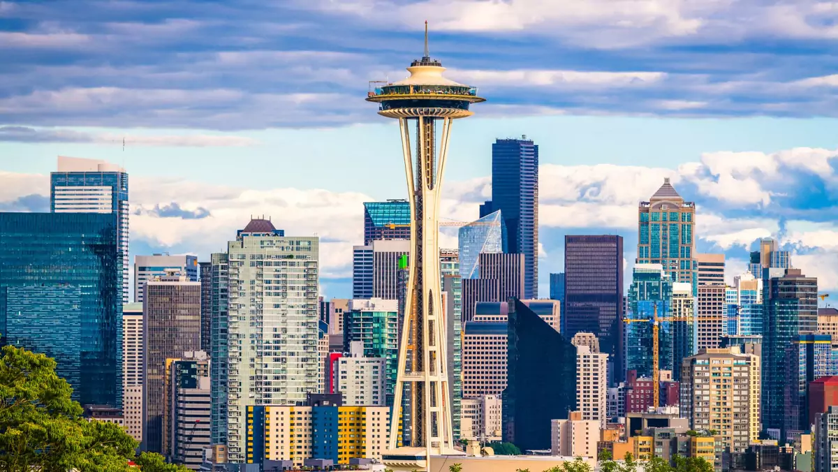 Seattle, Waszyngton, USA, panorama miasta.