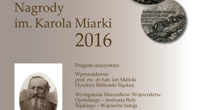 W Katowicach wręczono nagrody im. Karola Miarki
