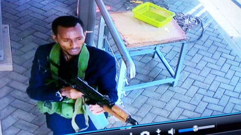 Photo of attacker during the Dusit Attack 