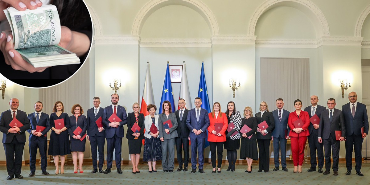 Imponujące dniówki nowych ministrów. Sprawdziliśmy, na jakie kwoty mogą liczyć