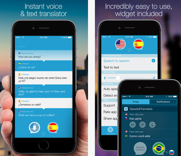 Niezwykle przydatna aplikacja, która umożliwia tłumaczenie rozmów w czasie rzeczywistym. Jest to rodzaj osobistego symultanicznego tłumacza, który obsługuje zarówno konwersacje głosowe, jak i tekstowe. Aplikacja tłumaczy z angielskiego oraz kilku innych języków obcych.