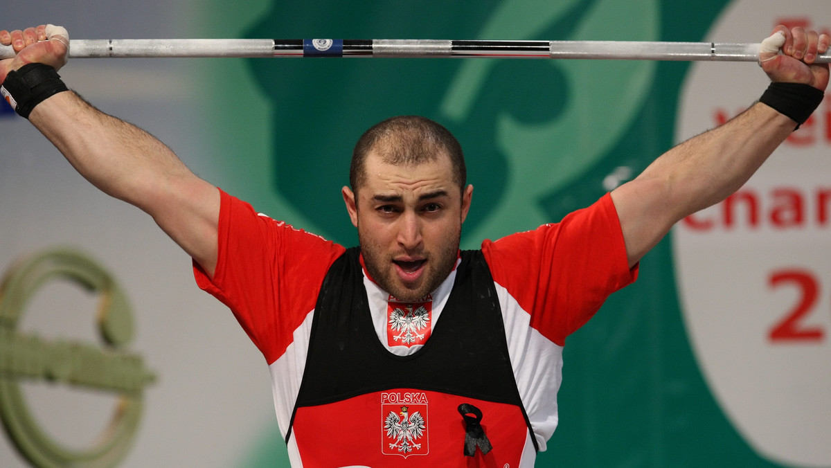 Reprezentant Polski Arsen Kasabijew zdobył złoty medal w kategorii 94 kg w rozgrywanych w Mińsku mistrzostwach Europy w podnoszeniu ciężarów. W dwuboju uzyskał 392 kg. Piąty był Arkadiusz Michalski.