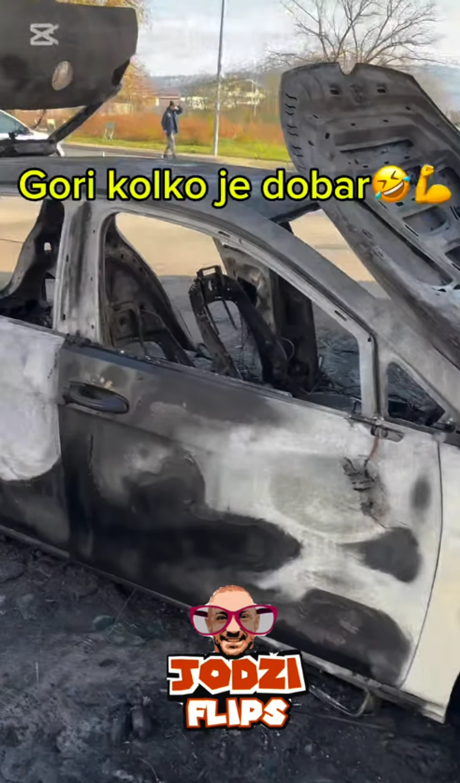 Zapaljen Jodžirov automobil
