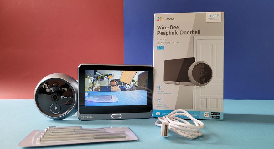 Review: EZVIZ CP4 Türspion-Kamera 2 MP mit 4.3 Zoll Bildschirm im Test 