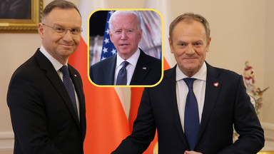 Andrzej Duda i Donald Tusk z wizytą w Białym Domu. Polski prezent dla amerykańskiego prezydenta