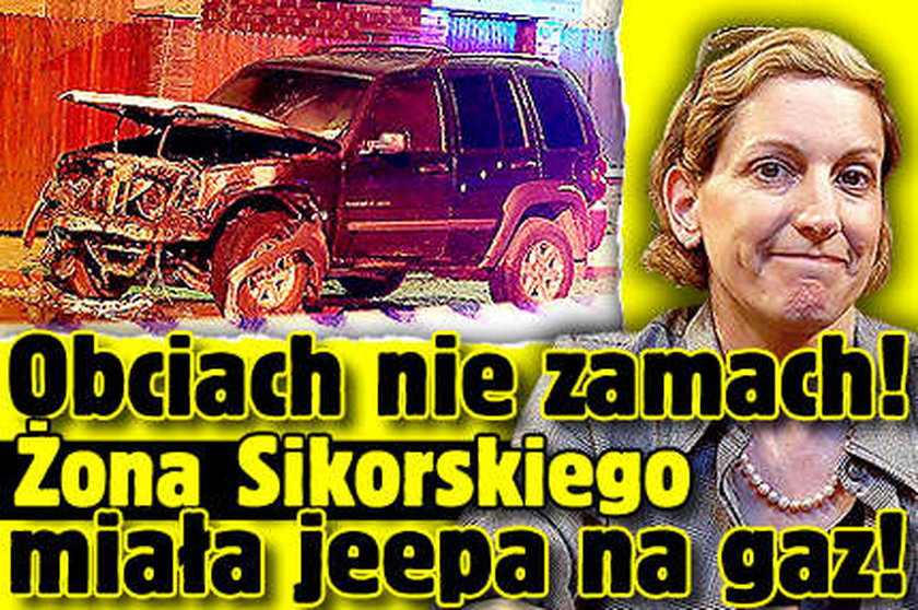 Zamach na żonę Sikorskiego? Nowe fakty