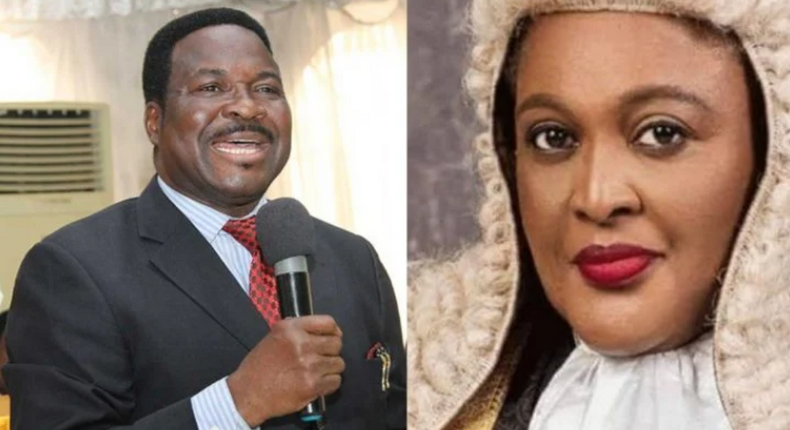 Mike Ozekhome and Justice Mary Odili (Punch)