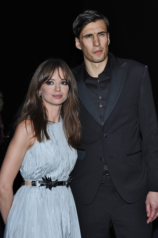 Anna Przybylska i Jarosław Bieniuk na premierze filmu "Sęp" w 2012 r. 