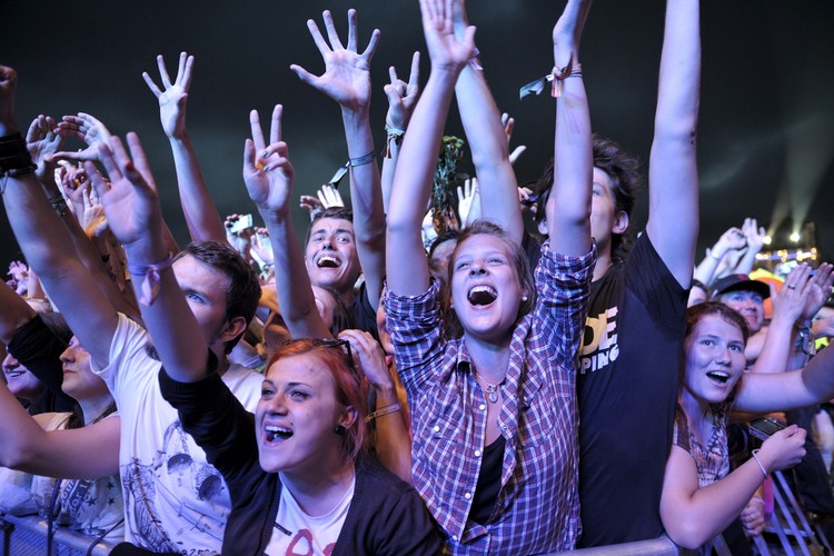 Publiczność podczas koncertu The National
