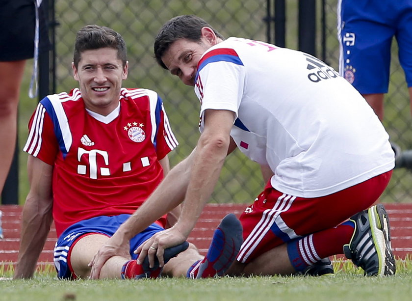 Robert Lewandowski dobrze czuje się w Bayernie