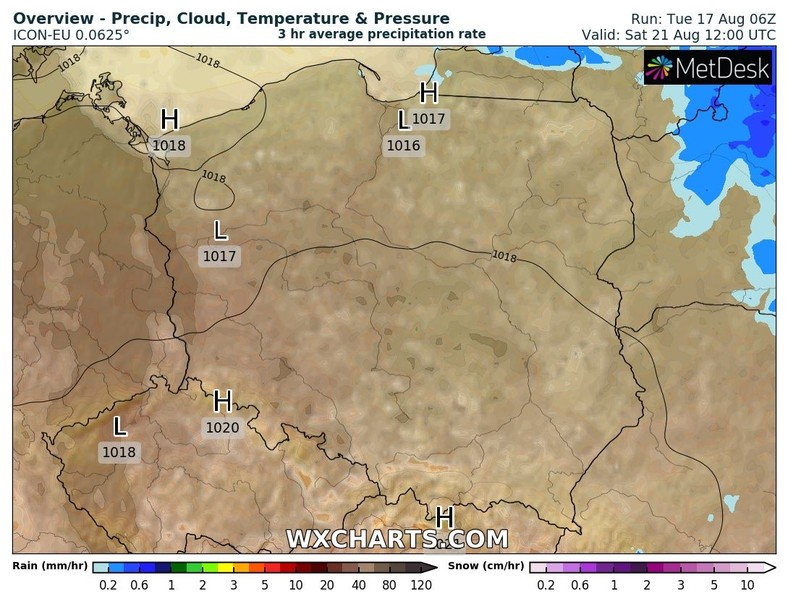 W weekend dużo więcej słońca i mniej opadów