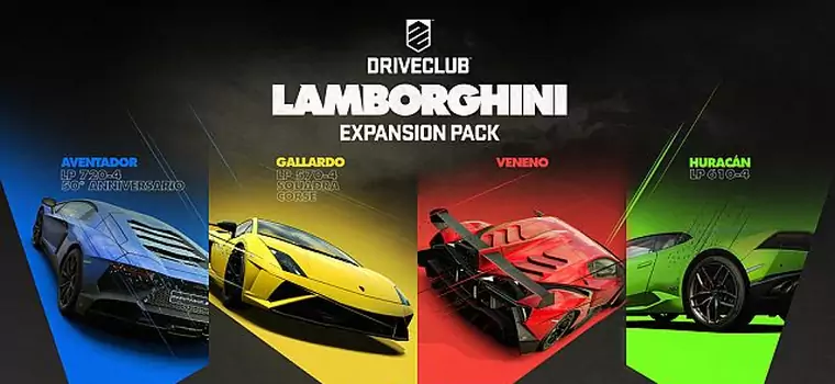 Zapinajcie pasy - Lamborghini nadjeżdżają do DriveClub