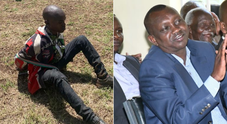 Kapseret MP Oscar Sudi and 17 year old who crashed aircraft