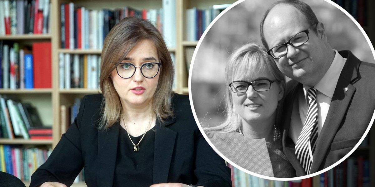 Magdalena Adamowicz wspomina męża. 