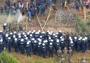 Migranti na granici sa Poljskom