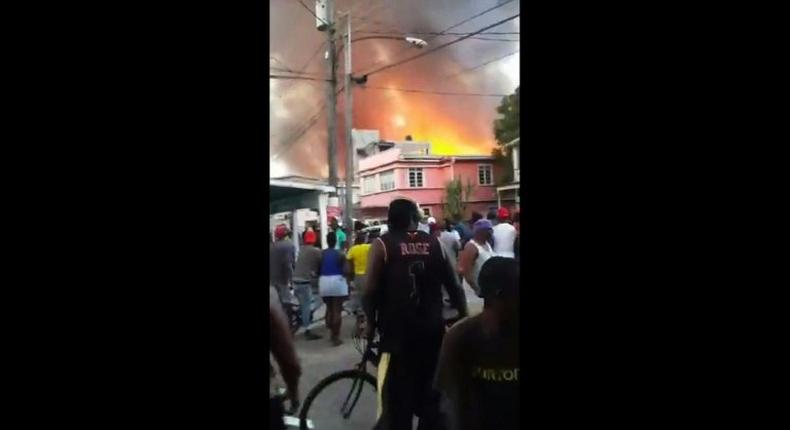 A prison in Georgetown, Guyana has been almost entirely destroyed by fire after being taken over by armed inmates