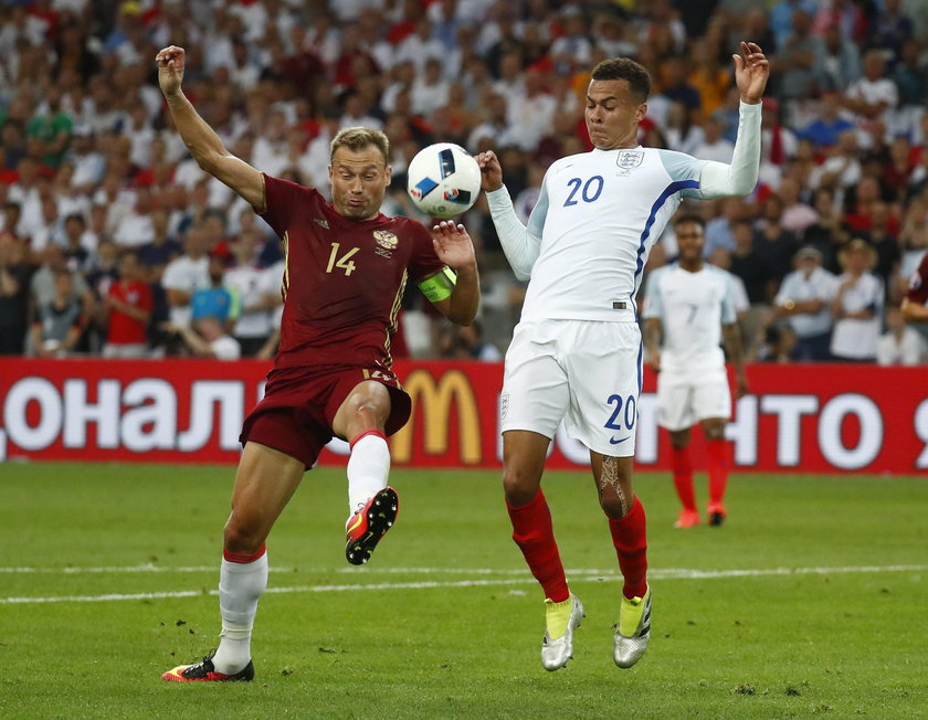 Anglia – Rosja 1:1. Nuda na boisku, niesamowita końcówka