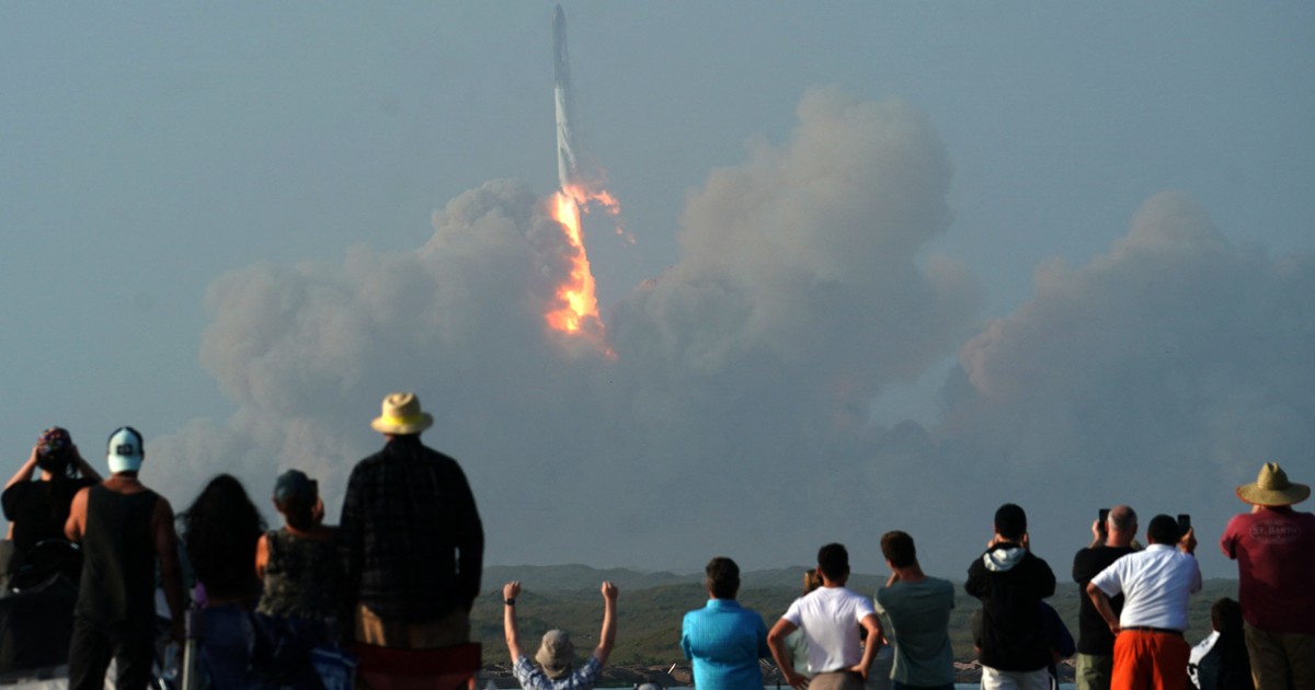 Spacecraft crash.  A giant musk rocket exploded above the ground