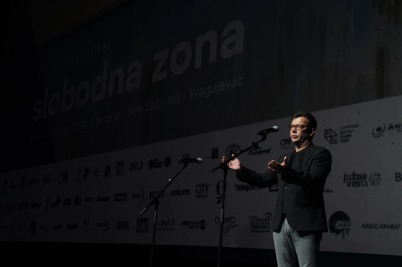 Nebojša Slijepčević na otvaranju festivala Slobodna zona