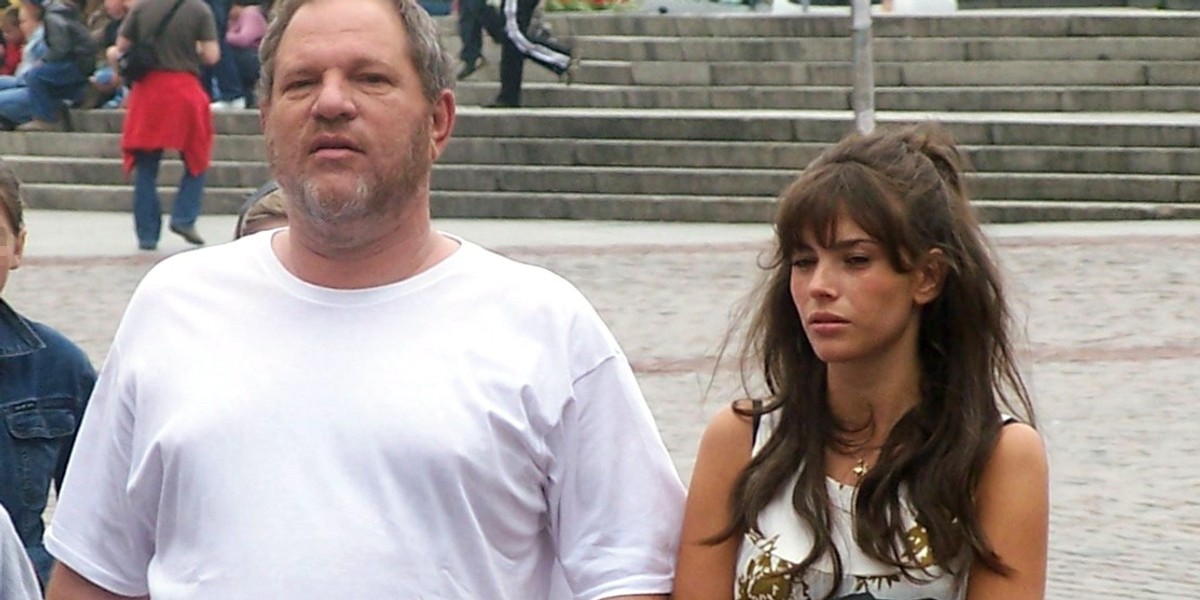 Weronika Rosati i Harvey Weinstein