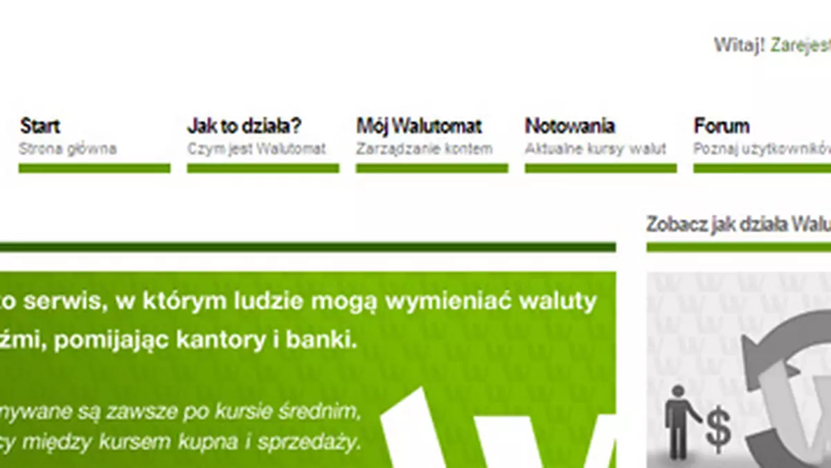 Walutomat.pl: Wymiana walut w internecie
