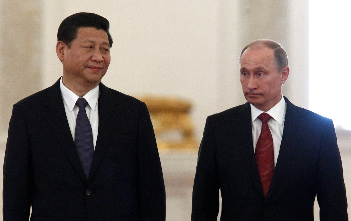 Xi Jinping i Władimir Putin