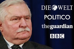 lech wałęsa zachodnie media nagłówki