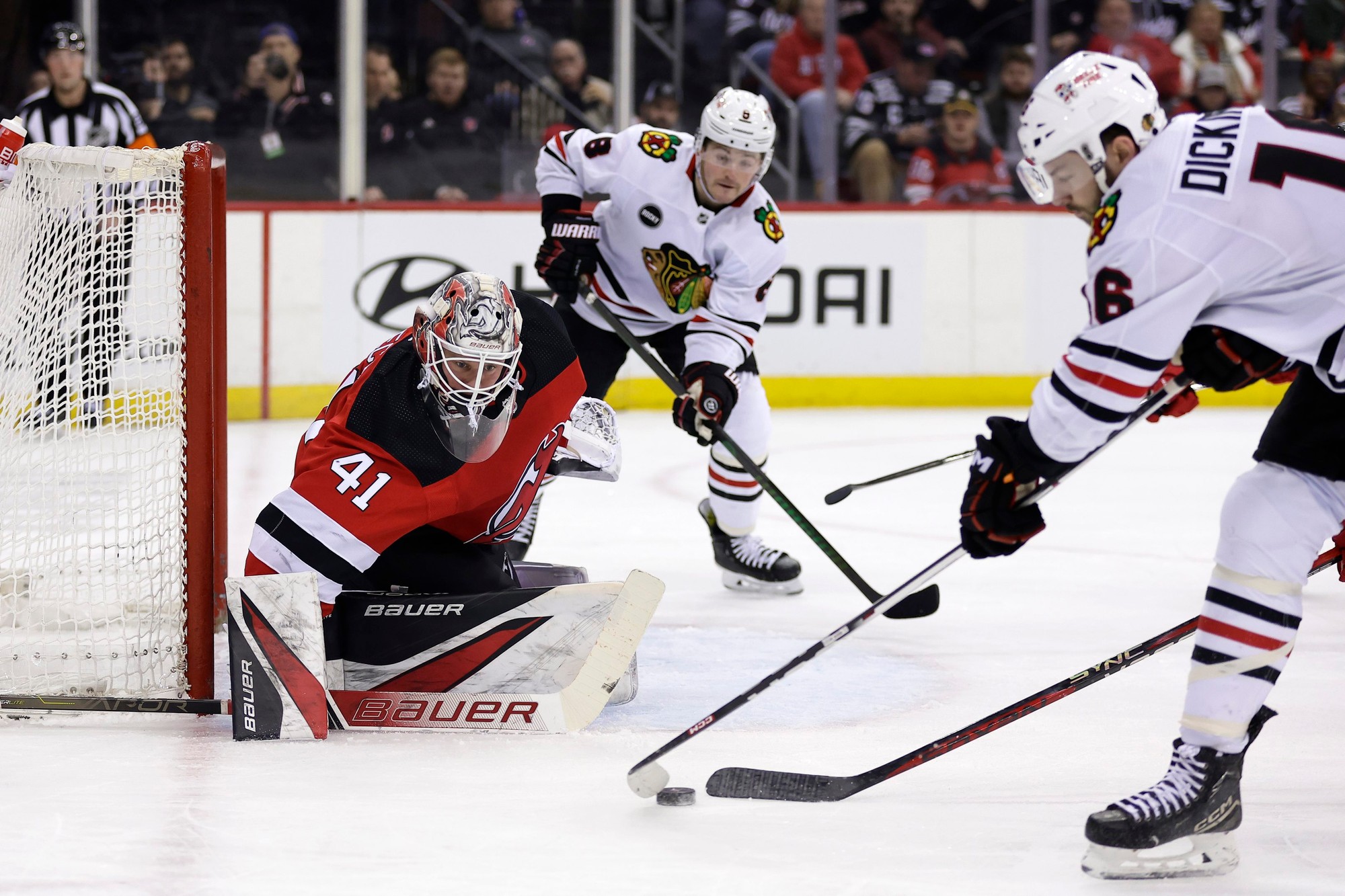 Zápas NHL: New Jersey Devils - Chicago Blackhawks.
