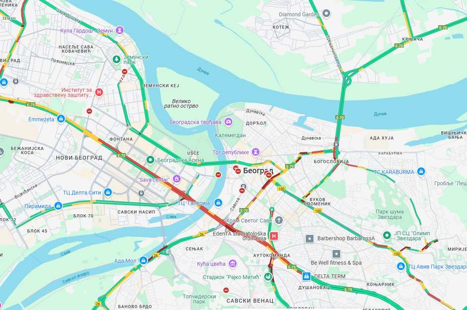 gužve u Beogradu 30 aprila