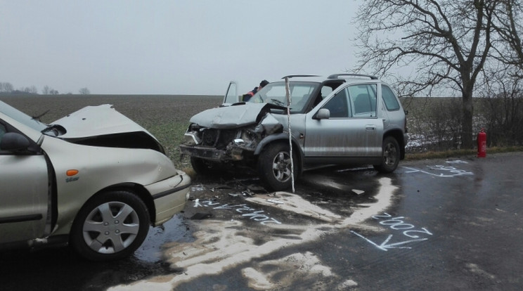 Január 20-án, hétfőn kora reggel történt a baleset / Fotó: Police.hu