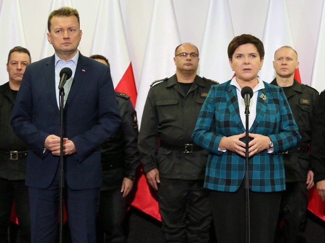 Mariusz Błaszczak i Beata Szydło