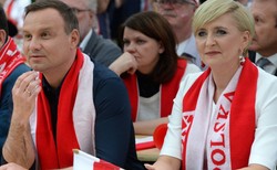 Andrzej Duda zadowolony po meczu z Niemcami: Myślę, że zadanie zostało wykonane