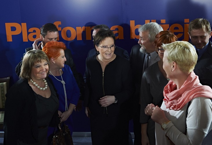 Spotkanie w Pasłęku. Premier Ewa Kopacz jeździ po Polsce