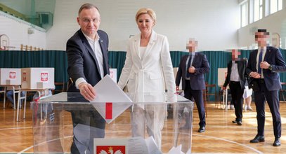 Para prezydencka zagłosowała. Po wyjściu z lokalu Andrzej Duda nie mógł milczeć