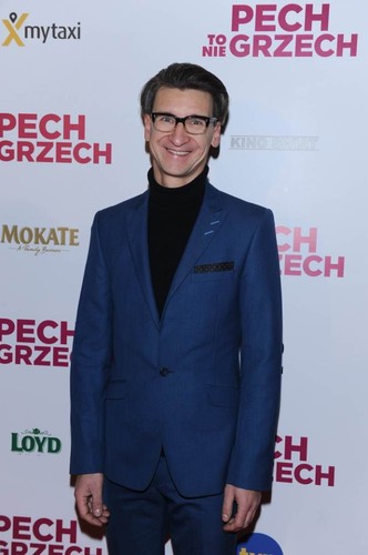 Jakub Kamieński na premierze filmu 'Pech to nie grzech' 17 grudnia 2018
