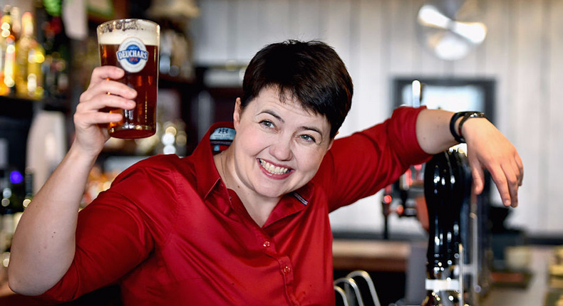 Ruth Davidson, the gay Scottish Conservative leader.