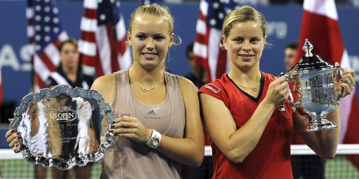 Caroline Wozniacki i Kim Clijsters rozegrały historyczny finał US Open.