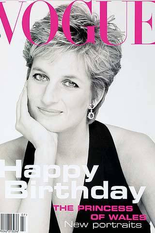 Diana Spencer na okładce "Vogue"