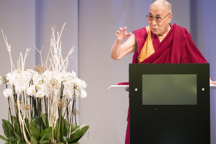 Duchowy przywódca Tybetu XIV Dalajlama, Berno 13.10.2016