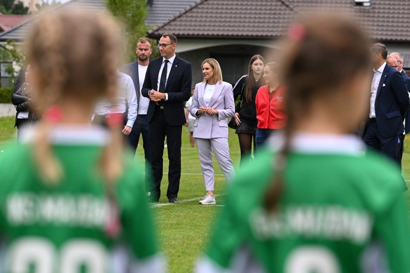 Pierwsze oficjalne wystąpienie Marty Nawrockiej. Zobacz, jak wypadła żona prezydenta RP
