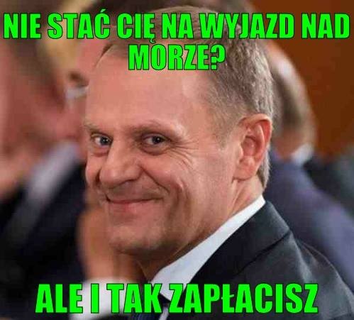 mem z Donaldem Tuskiem / Mam alergię na rzeczywistość