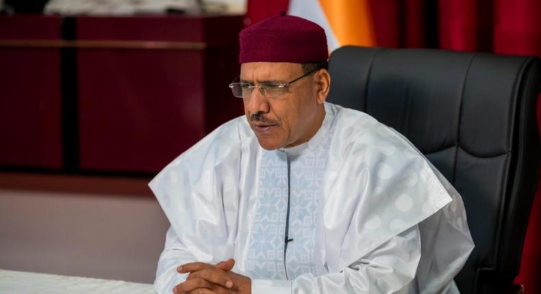 The deposed President of Niger, Mohamed Bazoum. 