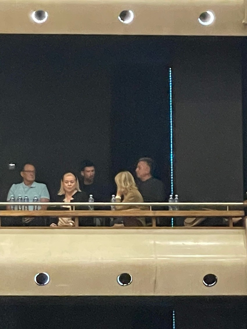 Jelena i Novak Đoković na koncertu Crvene jabuke