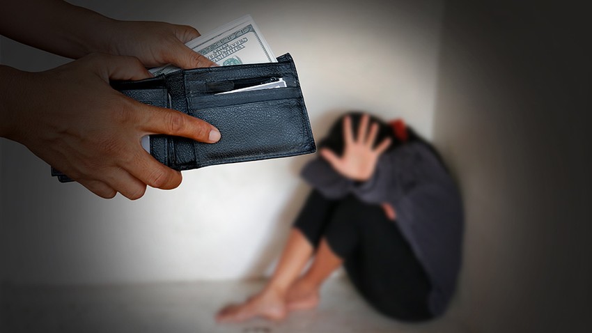 trgovina ljudima, ilustracija