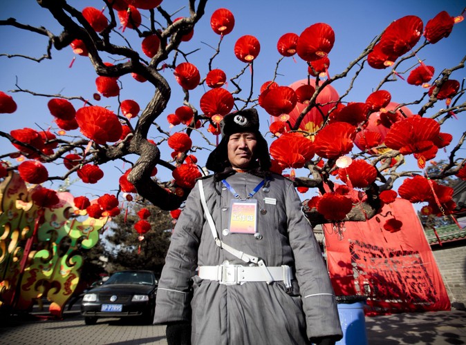 Uroczystości rozpoczęcia Roku Smoka w Świątyni Ziemi w Pekinie
